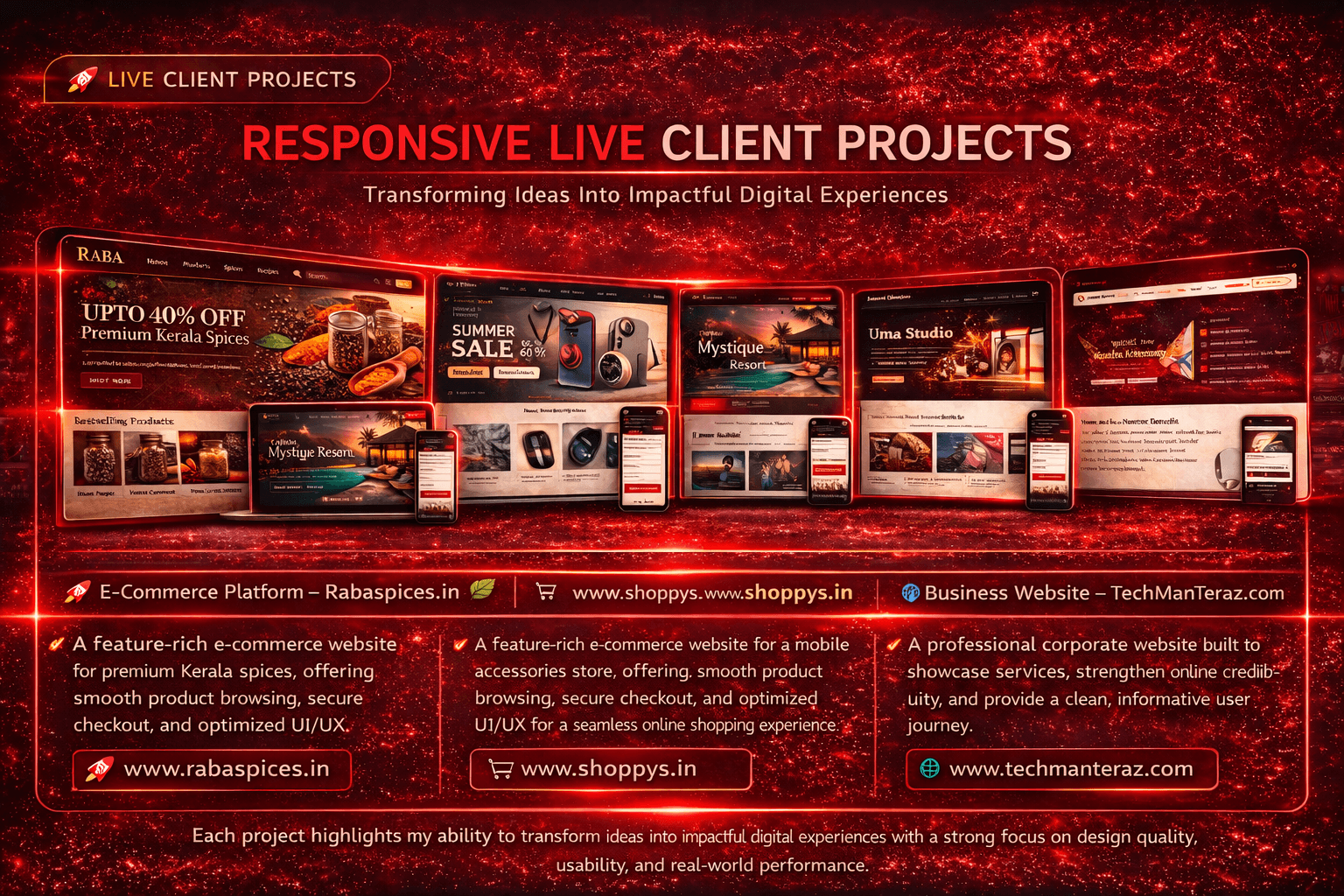 🚀 LIVE CLIENT PROJECTS 